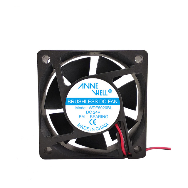 Manufacturer 6020 Long Life DC Motor Cooling Fans Waterproof 5V 12V 24V 60*20mm Low Noise Brushless DC Axial Cooling Fan