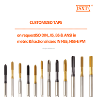Jeu de tarauds de filetage DIN352 HSS M2 – Tarauds coniques, à coupe et à fond – Outils de taraudage en acier rapide M3-M30