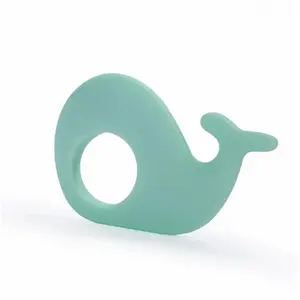 Baby Silicone Teething Wholesale Chewing Whale Safety Baby Teether