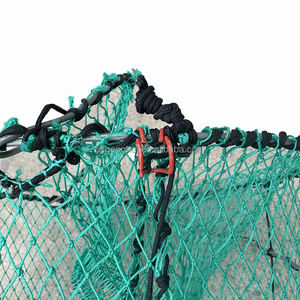 Antarctique Dent Poisson Pliable Piège Pêche Crabe <span class=keywords><strong>Cage</strong></span> Noir Morue Poisson Pot Vert Nous avec avec Sac D'appât Haute Résistance - Product Image 4
