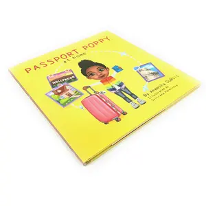 Personalizado crianças livros publicação impressão serviços placa livro colorir Reciclável capa dura crianças livro impressão