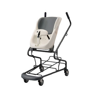 Carrito de Compras de Plataforma de Tres Ruedas de Aluminio para Tiendas Libres de Impuestos en Aeropuertos con Asiento para Bebé, Personalizable OEM - Product Image 3