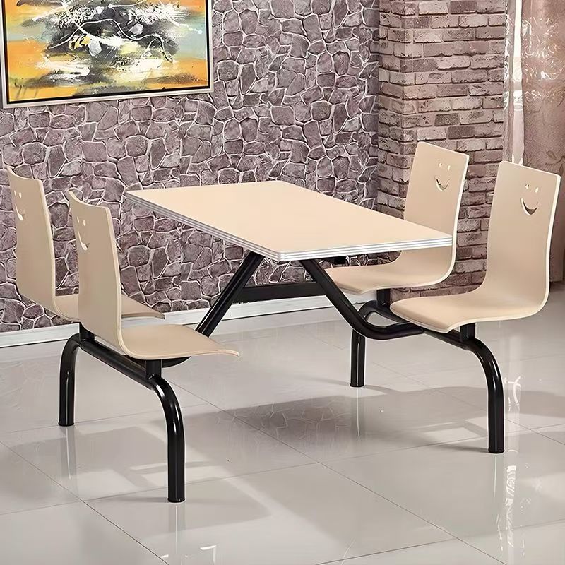 Oak color [1 table and 4 chairs] with black frame