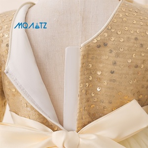 Robes à paillettes à manches longues MQATZ pour bébés filles, enfants, fête, demoiselles d'honneur, <span class=keywords><strong>robe</strong></span> d'anniversaire pour 2 ans LAL21ACX - Product Image 5