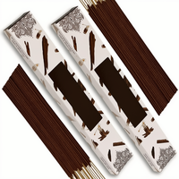 Bâtons d'encens Oud Agarwood, double pack de 20, longue durée, naturels, non toxiques