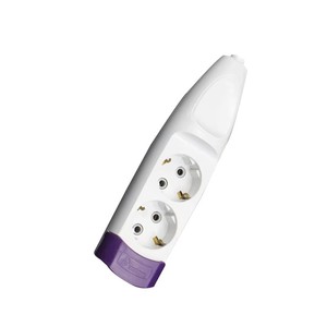 Receptáculos eléctricos de colores de 220V, enchufe de 2 vías de 2 bandas para el hogar de mercancías chinas - Product Image 5