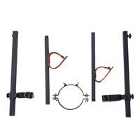 Jouets érotiques pour esclaves, menottes amovibles pour femmes, menottes de cou, bondage des jambes ouvertes, cadre métallique BDSM