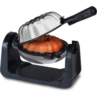 Machine à Gâteau à la Lave Électrique Multifonctionnelle Style Européen, Grille-Pain Inversable pour la Préparation du Petit-Déjeuner et des Gâteaux à Domicile