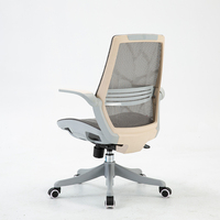 Silla de oficina de malla completa de alta calidad, respaldo medio, ergonómica, gran oferta