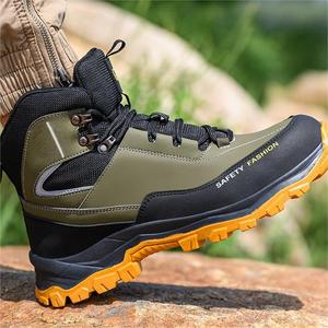 Chaussures de sécurité de <span class=keywords><strong>travail</strong></span> imperméables jaunes pour hommes, très vendues, de bonne qualité, chaussures de sécurité pour hommes - Product Image 5