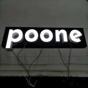 Letrero Luminoso con Logotipo Iluminado con LED 3D Acrílico para Interiores, con Luz Blanca Cálida Suave, Fácil Instalación - Product Image 1