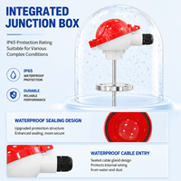 Sonde de température blindée de type K avec transmetteur de température à filetage fixe pour la surveillance industrielle du traitement de l'eau
