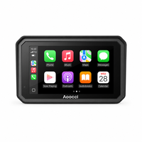 Aoocci BM6 CarPlay sans fil pour moto, écran 6 pouces lisible en plein soleil, affichage à atténuation automatique, IP67 pour BMW R1250GS F850GS S1000XR