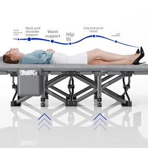 <span class=keywords><strong>Lit</strong></span> pliant E-RIKE extra épais 320 kg, robuste, réglable, pour adultes - Product Image 5