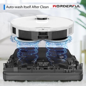 <span class=keywords><strong>Precio</strong></span> bajo Full Automatic Dual Mop Auto Lifing LDS Lidar <span class=keywords><strong>Robot</strong></span> Aspirador con cubo de basura de autovaciado - Product Image 5