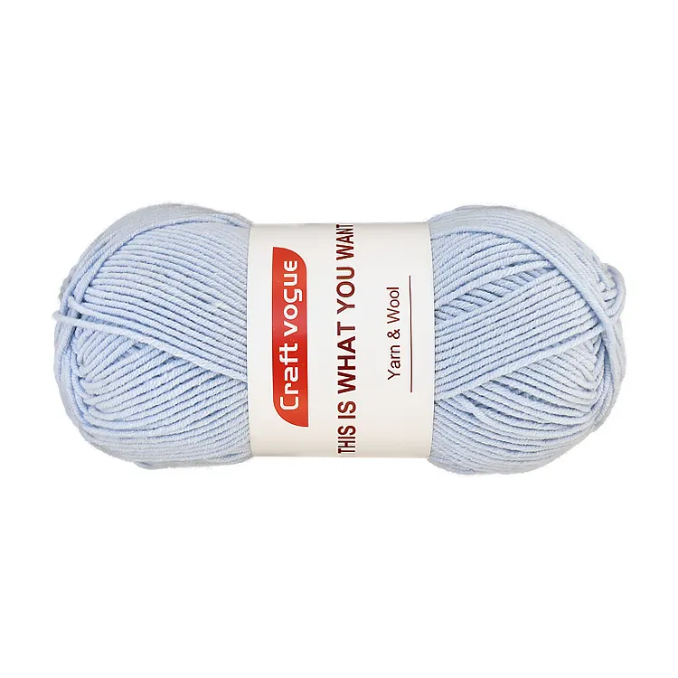 Artesanato vogue 5 dobra fina linha de produção 100g fios de algodão acrílico misturado penteado para confecção de malhas do crochet