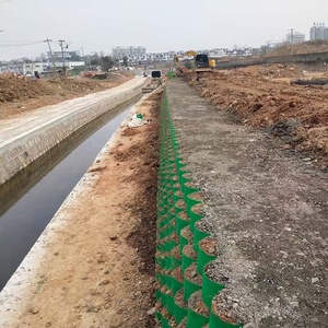Géocellules en HDPE de 50 mm de hauteur, nid d'abeilles pour <span class=keywords><strong>gravier</strong></span>, pour allées, routes et murs de soutènement, prix compétitif pour stabilisateurs de sol - Product Image 4