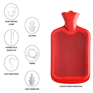 Kit Kantong Enema Karet, Douche Anal, Douche Vagina, Pembersih Enema untuk Kesehatan Wanita atau Pria - Product Image 2