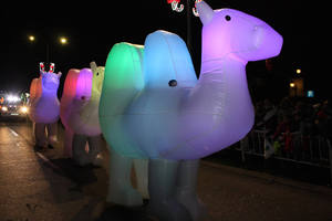 Costume de <span class=keywords><strong>chameau</strong></span> <span class=keywords><strong>gonflable</strong></span> éclairé à LED, cosplay pour la décoration d'une palade de rue en plein air - Product Image 2