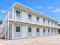 Maison conteneur modulaire démontable et relocalisable pour le logement des travailleurs des camps de mineurs, des mineurs de pétrole et de gaz, et des travailleurs isolés