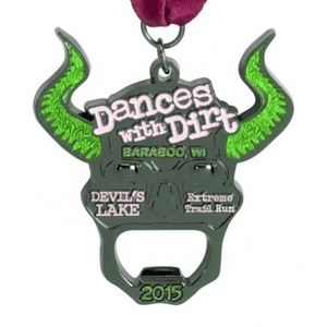 Medalla Deportiva Personalizada de Aleación de Zinc 3D en Oro, Plata y Bronce con Cinta para Competiciones de Tiro - Product Image 4