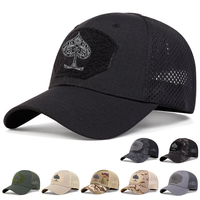 Nuevo estilo Hombres Sombrero táctico al aire libre Malla transpirable Gorras de béisbol Camo Caza Deporte Ciclismo Gorra de camionero