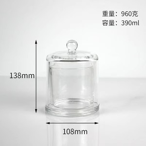 Vente en gros de pots <span class=keywords><strong>à</strong></span> bougies en <span class=keywords><strong>verre</strong></span> en forme de dôme de Noël de 120 ml avec couvercle en <span class=keywords><strong>verre</strong></span> transparent, flacon vide d'aromathérapie de 210 ml - Product Image 5