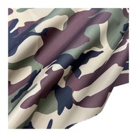 Tissu Oxford en polyester imprimé à bon prix avec revêtement PU laiteux 1200mm 210D 300D 600D motif camouflage pour tente