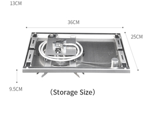 7500W Power <span class=keywords><strong>Camping</strong></span> Poêles Portable <span class=keywords><strong>3</strong></span> Brûleurs À <span class=keywords><strong>Gaz</strong></span> Poêle Léger Double Carburant Propane & Butane Portable Cuisinière À <span class=keywords><strong>Gaz</strong></span> Manuel <5 - Product Image 6