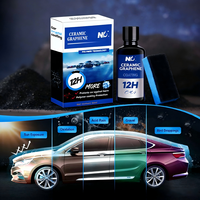 Recubrimiento Cerámico de Grafeno 12H, Protección Nano Hidrofóbica para Pintura de Automóviles, Recubrimiento Líquido Nano Antiarañazos con Brillo, Detallado de Automóviles