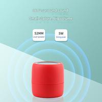 Mini haut-parleur Bluetooth personnalisé d'usine 5.3 avec lumière RGB, boîte de son portable sans fil 500 mAh, lecteur de musique pour voyage en extérieur