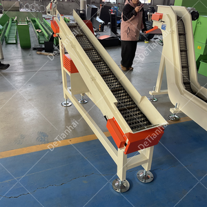 Küçük Boyutlu Menteşeli Tip Talaş Konveyörü Mini CNC Makinesi için Kompakt Çıtalı Bantlı Konveyör - Product Image 6