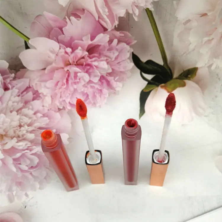 Guangzhou Cosmetics Factory Sparkle Lippenstift Nicht klebrige Lippenstifte