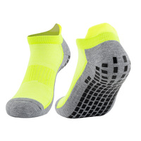 Calcetines tobilleros deportivos multicolores duraderos bien recibidos Con base antideslizante gris calcetines náuticos de algodón deportivos cómodos personalizados al por mayor