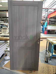Nouvelles portes WPC Yingkang avec verre, écologiques, durables, à assembler, avec grain de bois pour appartement - Product Image 3
