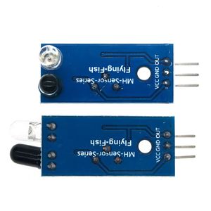 Modul Sensor Jarak Inframerah IR untuk Penghindaran Rintangan pada Raspberry <span class=keywords><strong>Pi</strong></span>, Robot Mobil Pintar DIY, Fotoelektrik Reflektif 3-Kabel - Product Image 4
