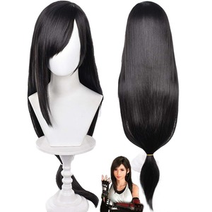 วิกผมยาวตรงสีดำสำหรับคอสเพลย์ตัวละครทีฟา จากเกม <span class=keywords><strong>Final</strong></span> <span class=keywords><strong>Fantasy</strong></span> สำหรับผู้หญิงในวันฮาโลวีน รุ่น GAHC-046 - Product Image 1