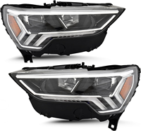 Conjunto de Faros LED para Audi Q3 2022-2023, Repuesto de Faros Delanteros, Suministro de Fábrica, Piezas de Automóvil -- Un Par