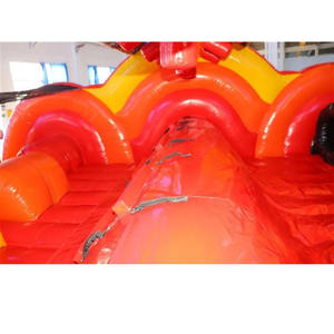 Parcours d'obstacles gonflable géant de 15 m de style américain - Défi de course commercial pour 4 joueurs - Product Image 5