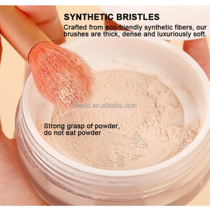 <span class=keywords><strong>Precio</strong></span> barato 8 piezas de pelo sintético azul Beige ojo lindo al por mayor viaje Mini Rosa juego de brochas de maquillaje con estuche - Product Image 2