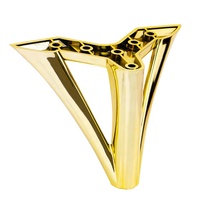 Winstar Y-Form Modernes Design Metall möbel Basis Füße Kunststoff Dreieck Goldene Schlafs ofa Beine für Küche Krankenhaus & Schule