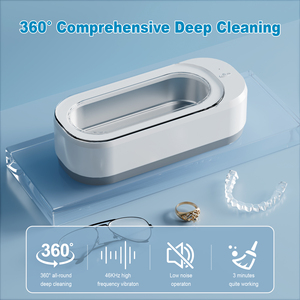 Portatile 350ml 18W 46KHz pulitore gioielli ad <span class=keywords><strong>ultrasuoni</strong></span> nuova 18W gioielli lavatrice per uso domestico - Product Image 4