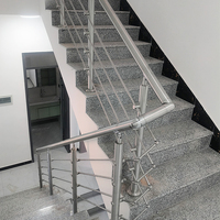 Support réglable en acier inoxydable 304/316 pour garde-corps d'escalier, idéal pour escaliers inclinés et balcons, réglage d'angle 0-45°, pour villas modernes