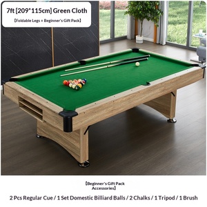 Nouvelle <span class=keywords><strong>table</strong></span> de <span class=keywords><strong>billard</strong></span> pliable 2-en-1 multifonctionnelle de 7 pieds pour adultes, jeu de snooker d'intérieur pour la maison - Product Image 6