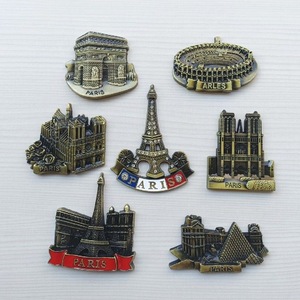 France <span class=keywords><strong>Paris</strong></span> <span class=keywords><strong>Eiffel</strong></span> Tower 50mm frigo Magnetic Business Opemer frigo magnete metallo argilla Resina immagine pubblicità magnete frigo - Product Image 3
