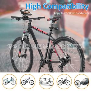 Rétroviseur de vélo avec caméra grand angle 110 degrés pour VTT, fixation sur guidon, écran en verre ABS noir - Product Image 4