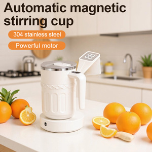 <span class=keywords><strong>Mug</strong></span> à café magnétique auto-mélangeur rechargeable et portable <span class=keywords><strong>avec</strong></span> affichage LED, en acier inoxydable 304, agitation électrique - Product Image 2