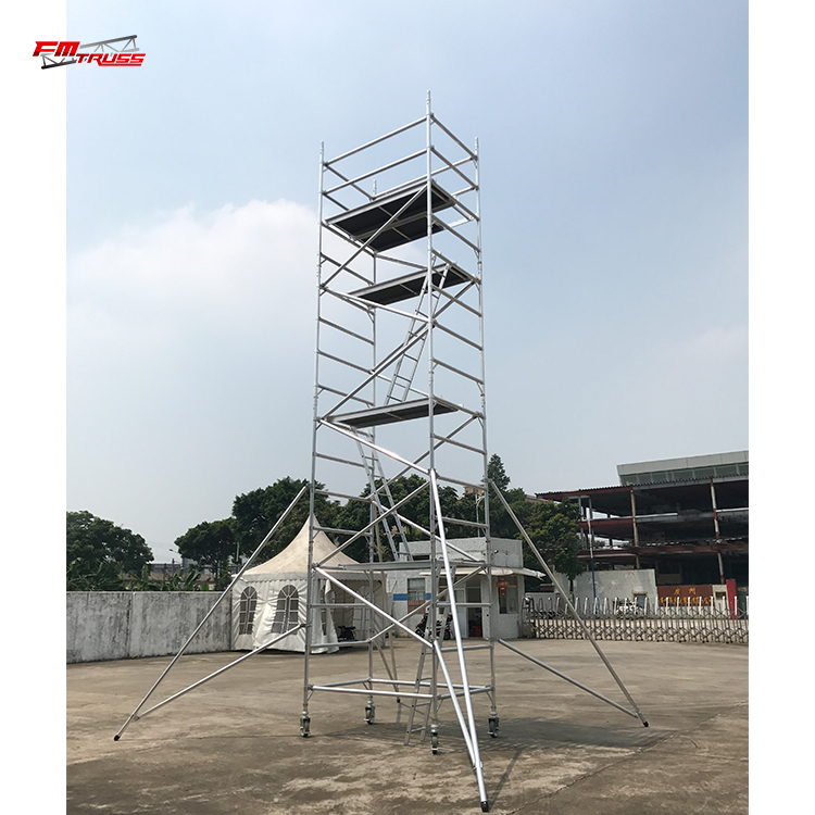 Mobile Scaffolding Brace Ladders Aluminum Stairs