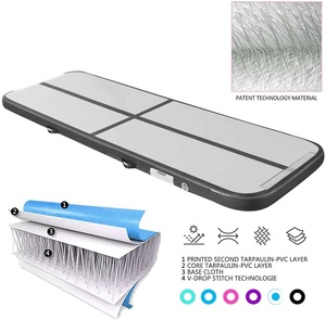 YOJA/OEM оптовая продажа высококачественных экологически чистых ПВХ гимнастических ковриков дешевые воздушные дорожки - Product Image 4