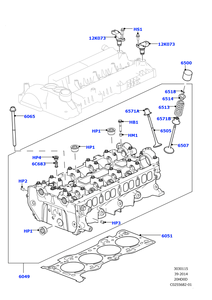 Детали двигателя LR116445, Уплотнители клапанов, выхлопные газы для Land Rover Discovery Sport Range Rover Evoque Sport для CORTECO - Product Image 5